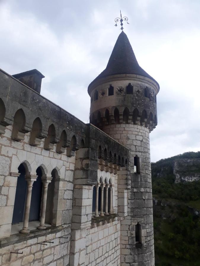 La Petite Maison Bleue Avec Piscine Loubejac Exterior foto